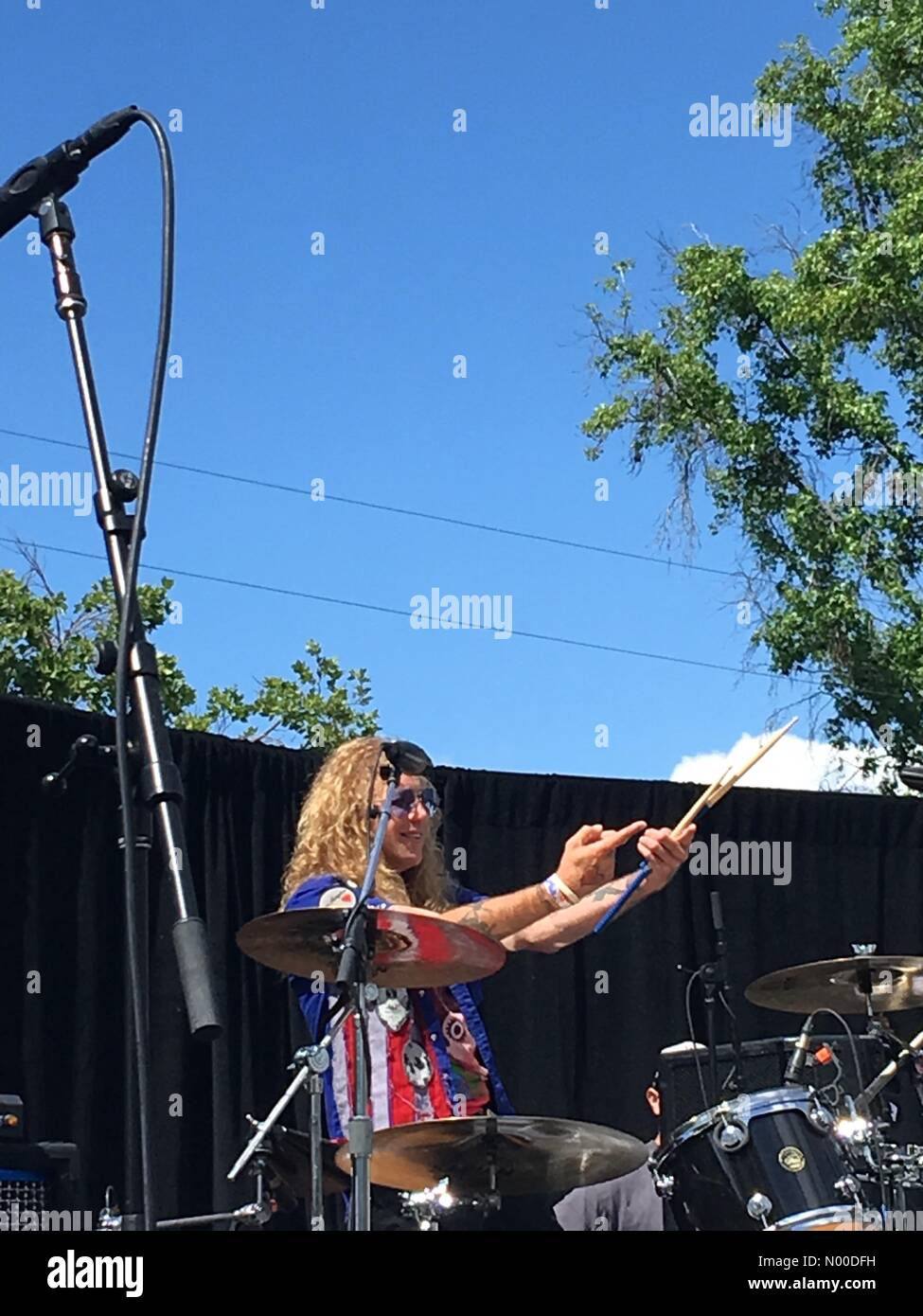 Encino, Californie, USA. Le 7 mai 2017. Steven Adler à la ride pour Ronnie. Beccalynnweeks StockimoNews Crédit : //Alamy Live News Banque D'Images