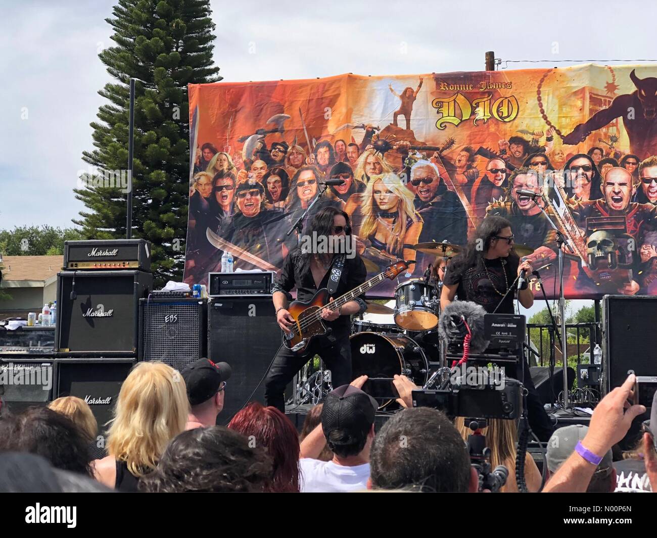 Encino, Californie, le 6 mai 2018 Los Encino Historic State Park - Dio Disciples - à 2018 Ride pour Ronnie Charity Concert Événement - Crédit photo : Rebecca Semaines Howard/Alamy Banque D'Images