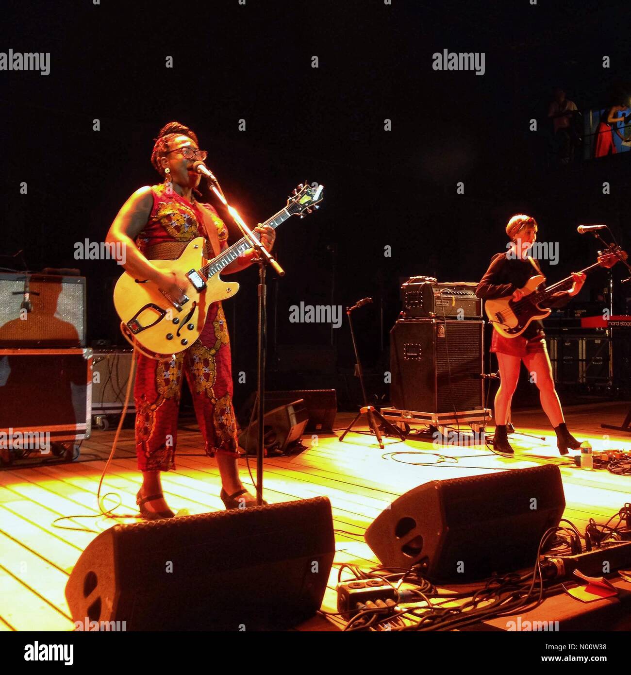 34090 Montpellier, France. 27 juillet, 2018. Melissa Laveaux en concert live au Festival de Radio France, FIP, soirée Montpellier France/StockimoNews digitalman Crédit :/Alamy Live News Banque D'Images