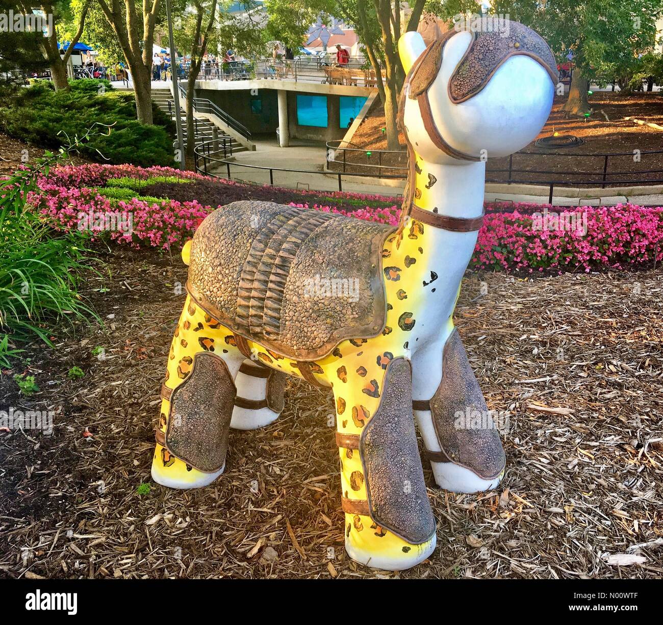 Milwaukee county Zoo A La Carte, 17 avril 2018, Milwaukee, WI, USA, le zoo organise sa 34e conférence annuelle de l'événement à la carte avec les vendeurs d'aliments, de divertissement et d'animaux, DianaJ StockimoNews/Alamy/crédit : Diana J./StockimoNews/Alamy Live News Banque D'Images