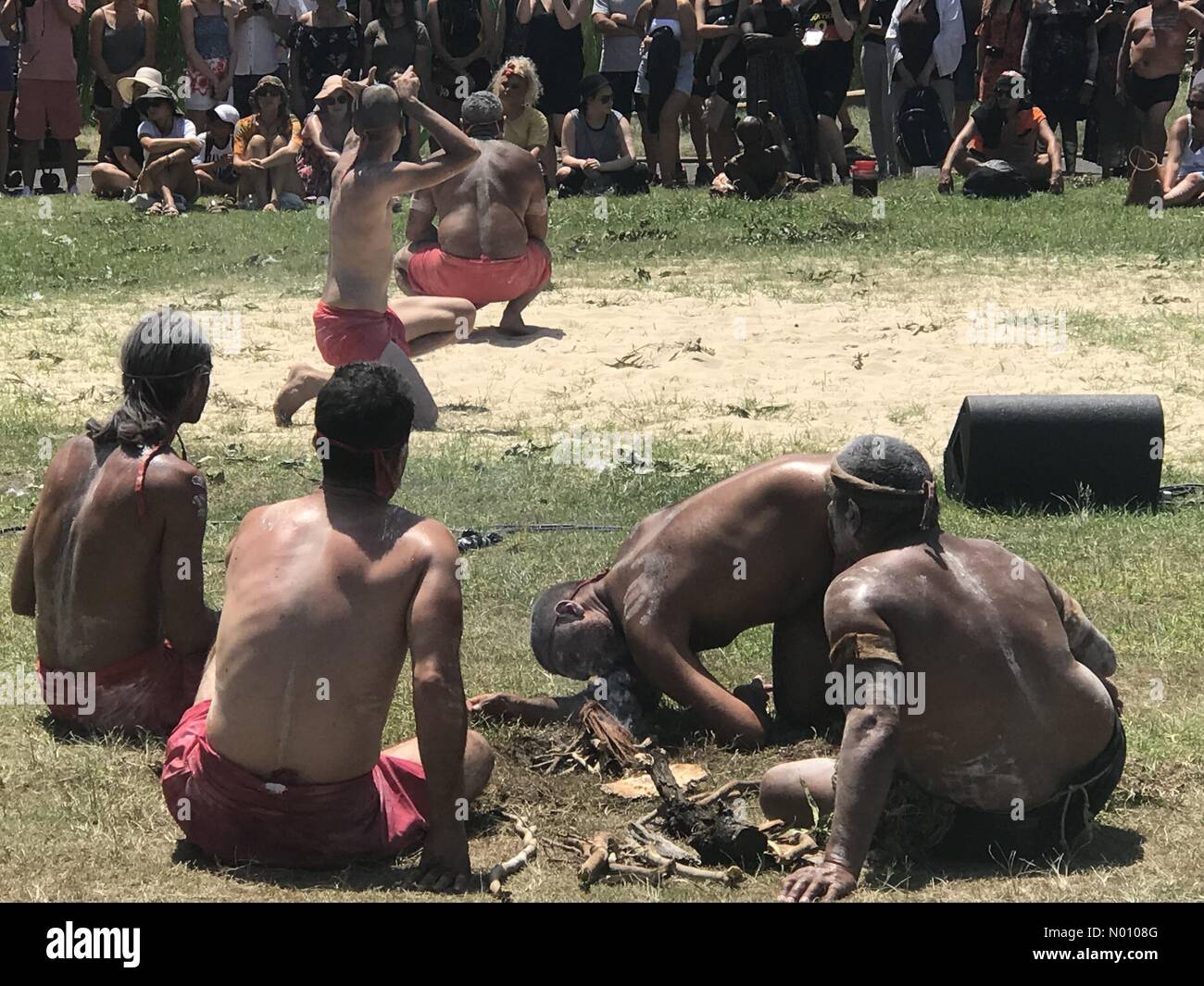 Sydney, Australie. 26 janvier 2019. Yabun Festival célèbre la culture et des traditions autochtones sur l'Australie Jour au parc Victoria, Camperdown, Sydney, NSW, Australie Crédit : Richard Milnes/StockimoNews/Alamy Live News Banque D'Images