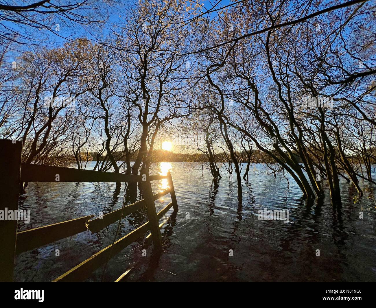 UK Météo : jour ensoleillé à Rivington, Lancashire. Couleurs d'automne au réservoir de Rivington près de Chorley Banque D'Images UK Météo : jour ensoleillé à Rivington, Lancashire. Couleurs d'automne au réservoir de Rivington près de Chorley Banque D'Images