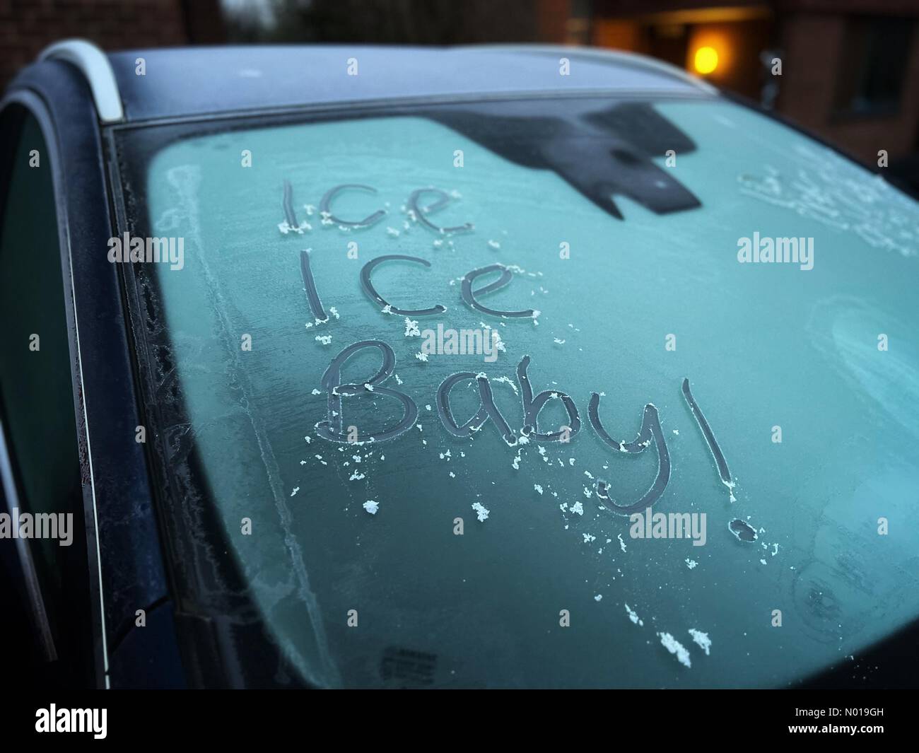 UK Météo : Frosty à Godalming. Sycamore Avenue, Godalming. 30 novembre 2023. Températures inférieures à zéro pendant la nuit pour les Home Counties. Une forte gelée à Godalming dans le Surrey. Crédit : jamesjagger/StockimoNews/Alamy Live News Banque D'Images