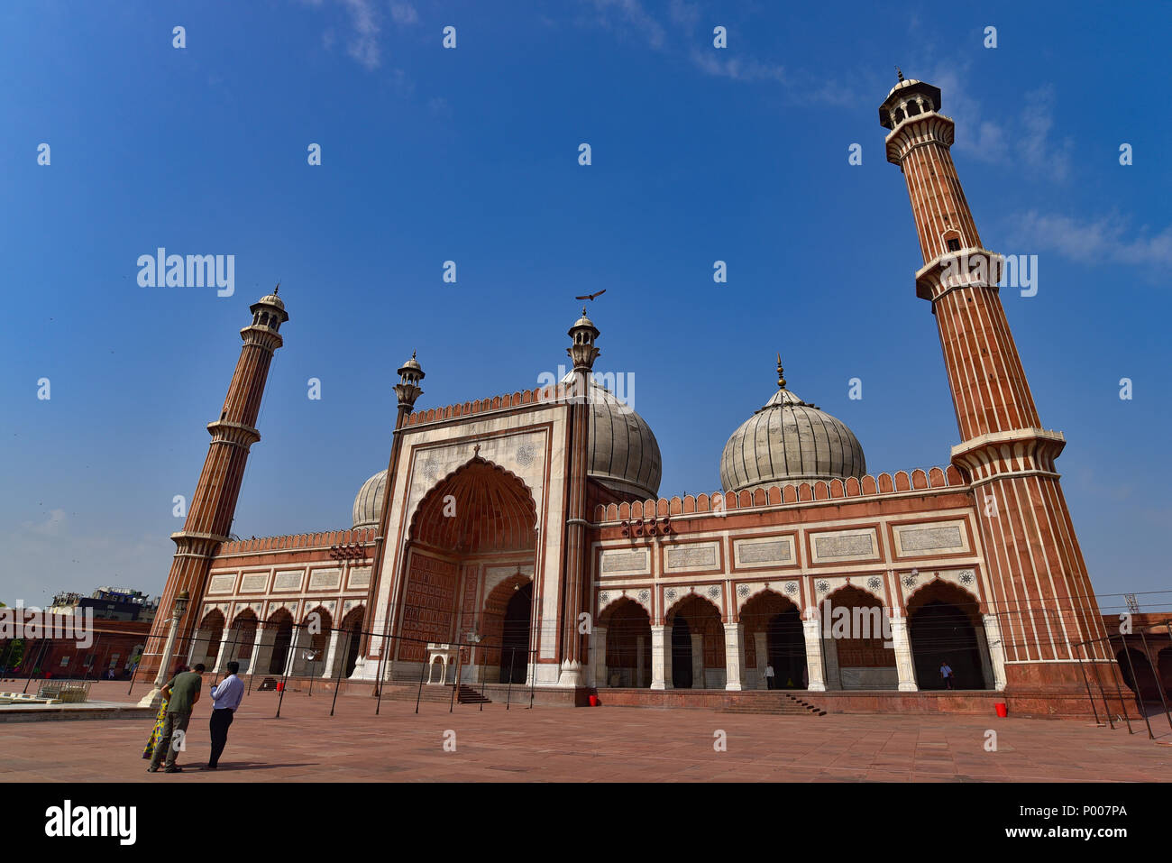 Jama Masjid, Delh, Inde Banque D'Images
