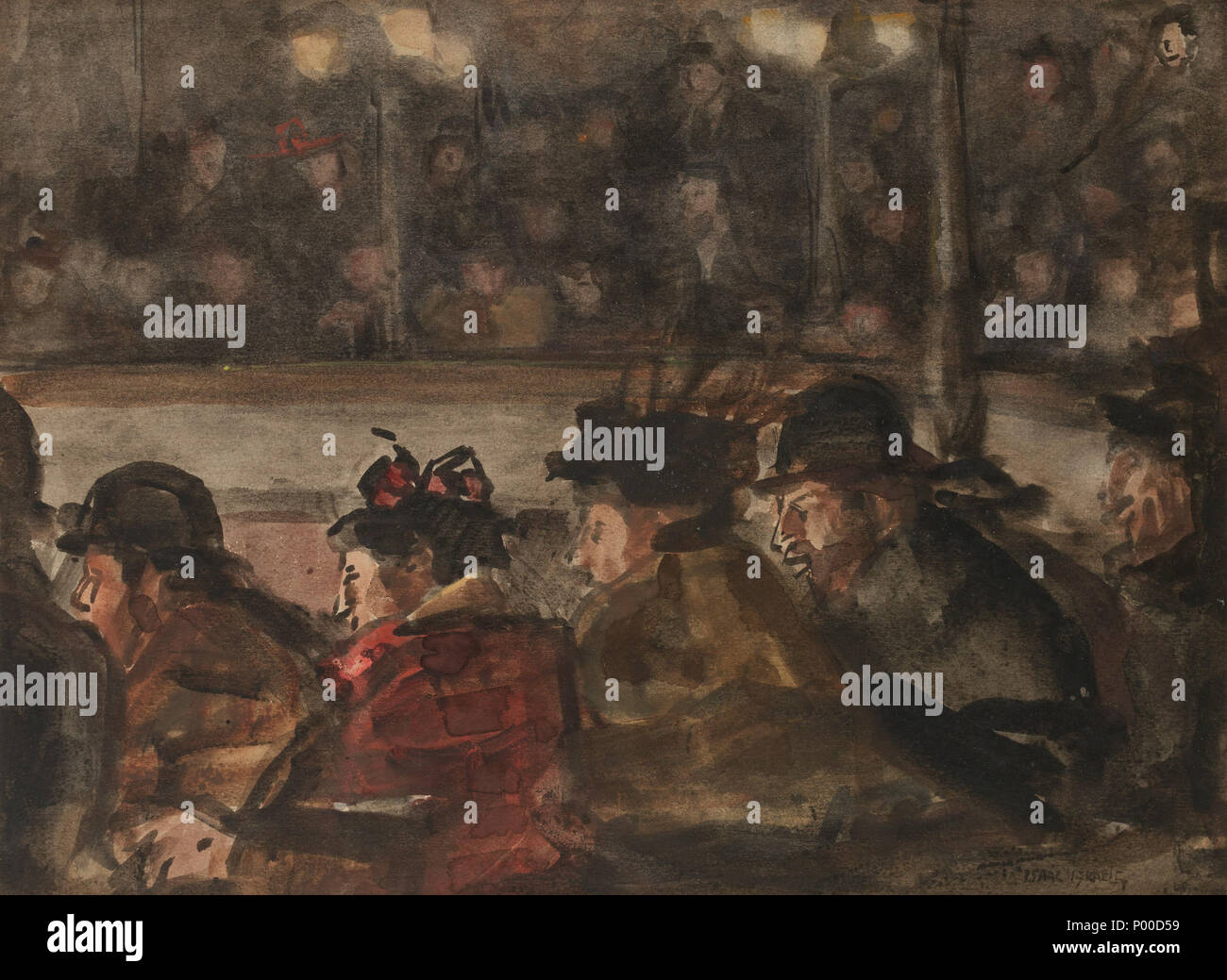 . Au cirque. Signé Theo van Doesburg . L'aquarelle. 24,5 x 33,5 cm . en 1934. Isaac Israëls (1865-1934) Noms alternatifs Ies Israels, Isaac Israels Lazarus, Isaac Israels Lazerus, aquarellist Description peintre, dessinateur, graveur, illustrateur et pastellist Date de naissance/Décès 3 Février 1865 7 octobre 1934 Lieu de naissance/décès Amsterdam La Haye de 1869 jusqu'à la période de travail lieu de travail 1934 La Haye (1871-1887), Charleroi (1884-1885), Amsterdam (1886-1903), Drenthe, Paris (1889), Londres (1891), Hambourg (1891), Espagne (1894), l'Afrique du Nord (1894), Amsterdam (1895), Pa Banque D'Images