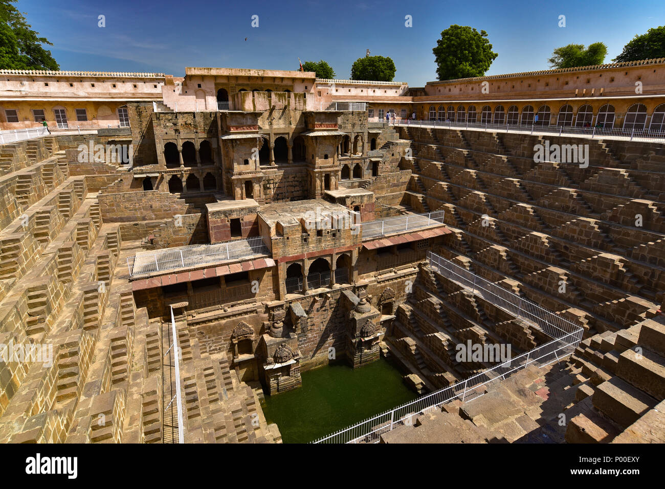Chand Baori, Inde Banque D'Images