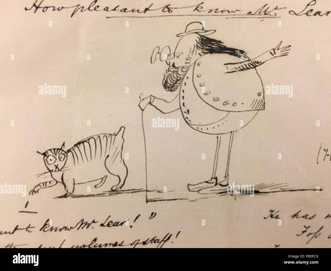 . 中文（繁體）‎ 愛德華 利爾與貝文副主教通信中的插圖， :·現藏於大英圖書館。 . Janvier 1879. Edward Lear (1812-1888) Noms alternatifs Derry Derry Down ; Eduard Liri ; Entouarnt L ?ar ; Edu ?ard Lir, Lear, Lear e Description l'artiste anglais, auteur et poète Date de naissance/décès 12 MAI 1812 29 janvier 1888 Lieu de naissance/décès English : Holloway, Londres, Angleterre. Anglais : Sanremo, Italie. Contrôle d'autorité : Q309759 : VIAF ?36920855 ISNI : ?0000 0001 2100 6493 ULAN : ?500016261 RCAC : ?n79084245 NLA : ?35296076 64 WorldCat Lettre de Lear à Archdeacon Bevan Banque D'Images