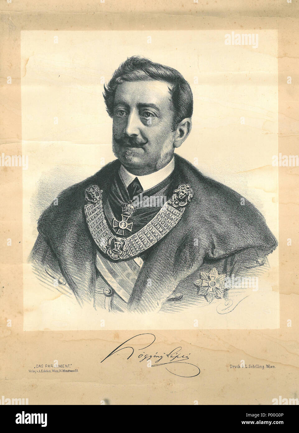 66-Szőgyény László Marich (1806-1893) Banque D'Images