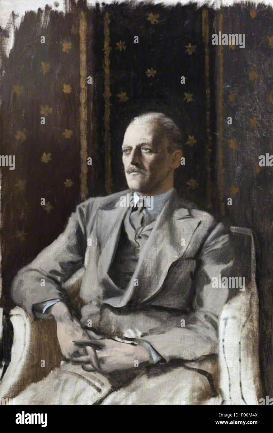 . Charles Paget (1885-1947), 6e marquis d'Anglesey . 1937. Rex Whistler (1905-1944) Noms alternatifs Reginald John Whistler ; Rex Whistler Whistler John Reginald ; Description de l'artiste britannique qui date de naissance/Décès 24 Juin 1905 18 juillet 1944 Lieu de naissance/décès Yvoir Caen contrôle d'autorité : Q7319337 : VIAF ?2716336 ?ISNI : 0000 0000 8082 5280 ULAN : ?500024080 RCAC : ?n79043967 NLA : ?35603571 88 WorldCat Rex Whistler - Charles Paget, 6e marquis d'Anglesey 1937 Banque D'Images