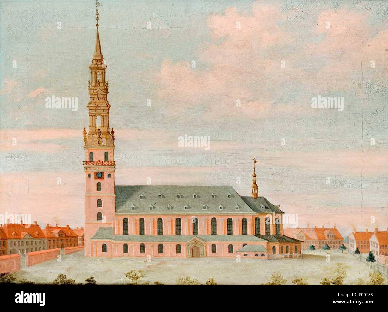 . Anglais : l'ancienne église Notre Dame à Copenhague, Danemark 105 Vor Frue Kirke (Rach &AMP ; Eegberg) Banque D'Images