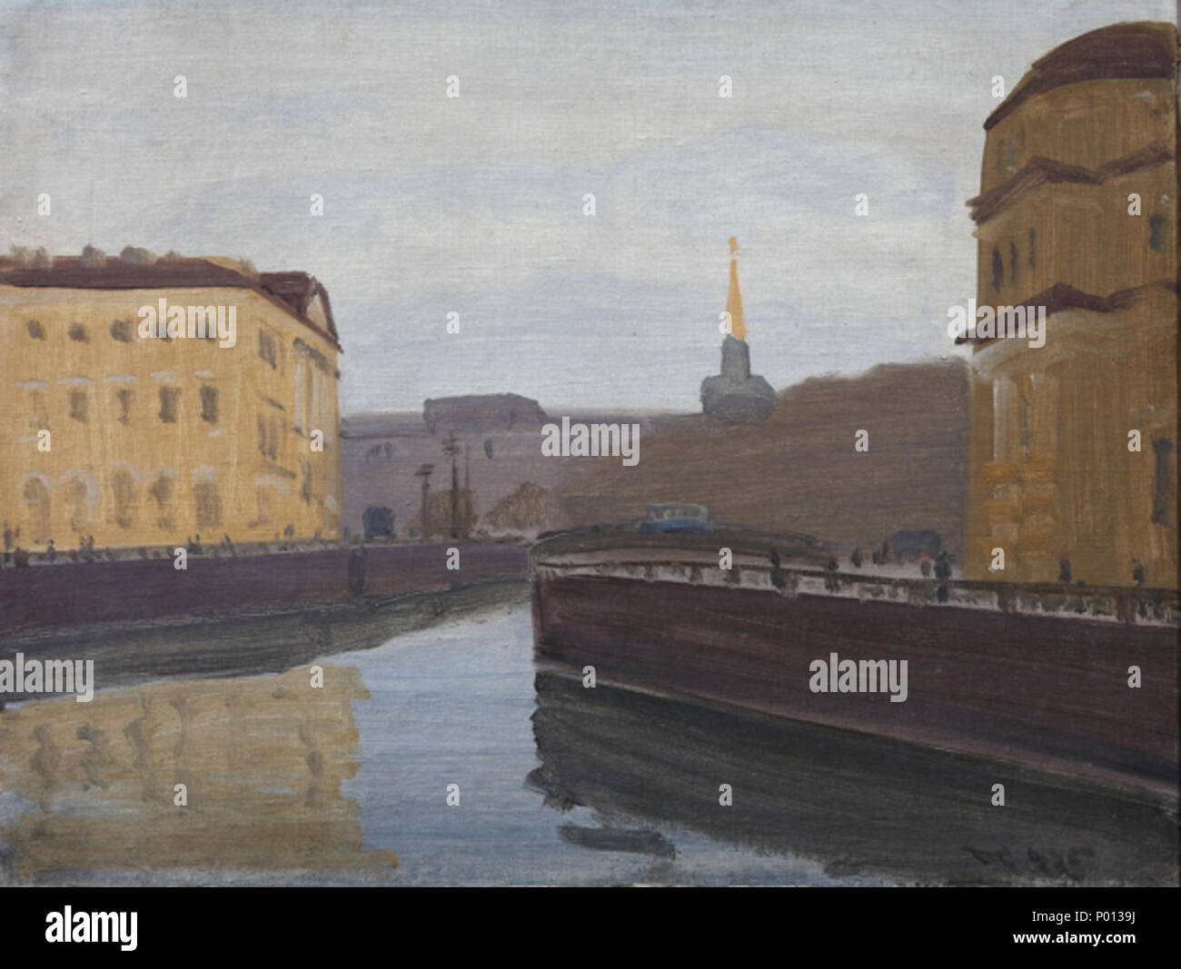 112 Гринберг Ленинградский пейзаж 1935 Banque D'Images