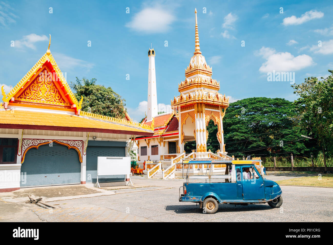 Temple de Wat Ratchaburana, l'architecture historique d'Ayutthaya, Thaïlande Banque D'Images