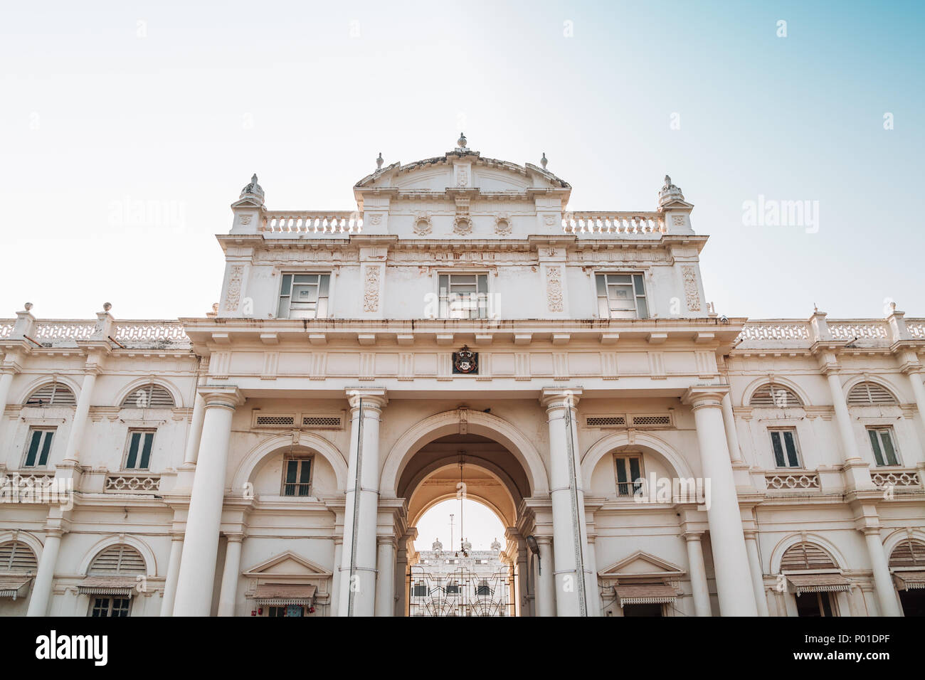 L'architecture historique Palais Jai Vilas de Gwalior, Inde Banque D'Images
