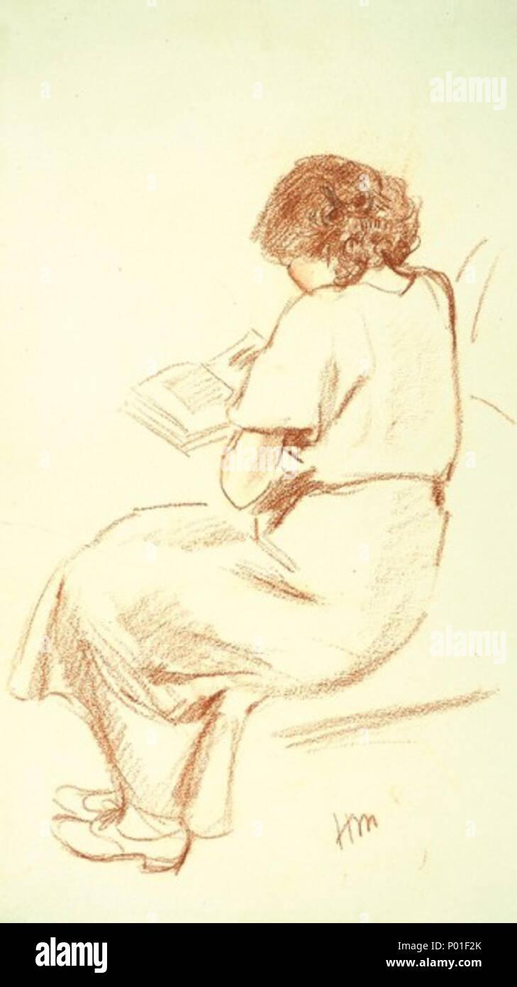 125 Тырса книгой Девушка с Banque D'Images