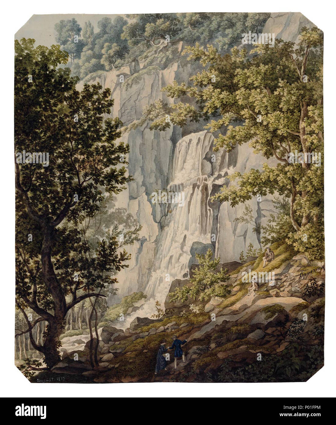 . English : Charles Friedrich Oppermann, vue de la cascade du Nideck, 1817 . 8 septembre 2009, 10:19:30. Mathieu Bertola/Musées de Strasbourg 78 Oppermann cascade du Nideck 77.2010.0.428 mo Banque D'Images . English : Charles Friedrich Oppermann, vue de la cascade du Nideck, 1817 . 8 septembre 2009, 10:19:30. Mathieu Bertola/Musées de Strasbourg 78 Oppermann cascade du Nideck 77.2010.0.428 mo Banque D'Images