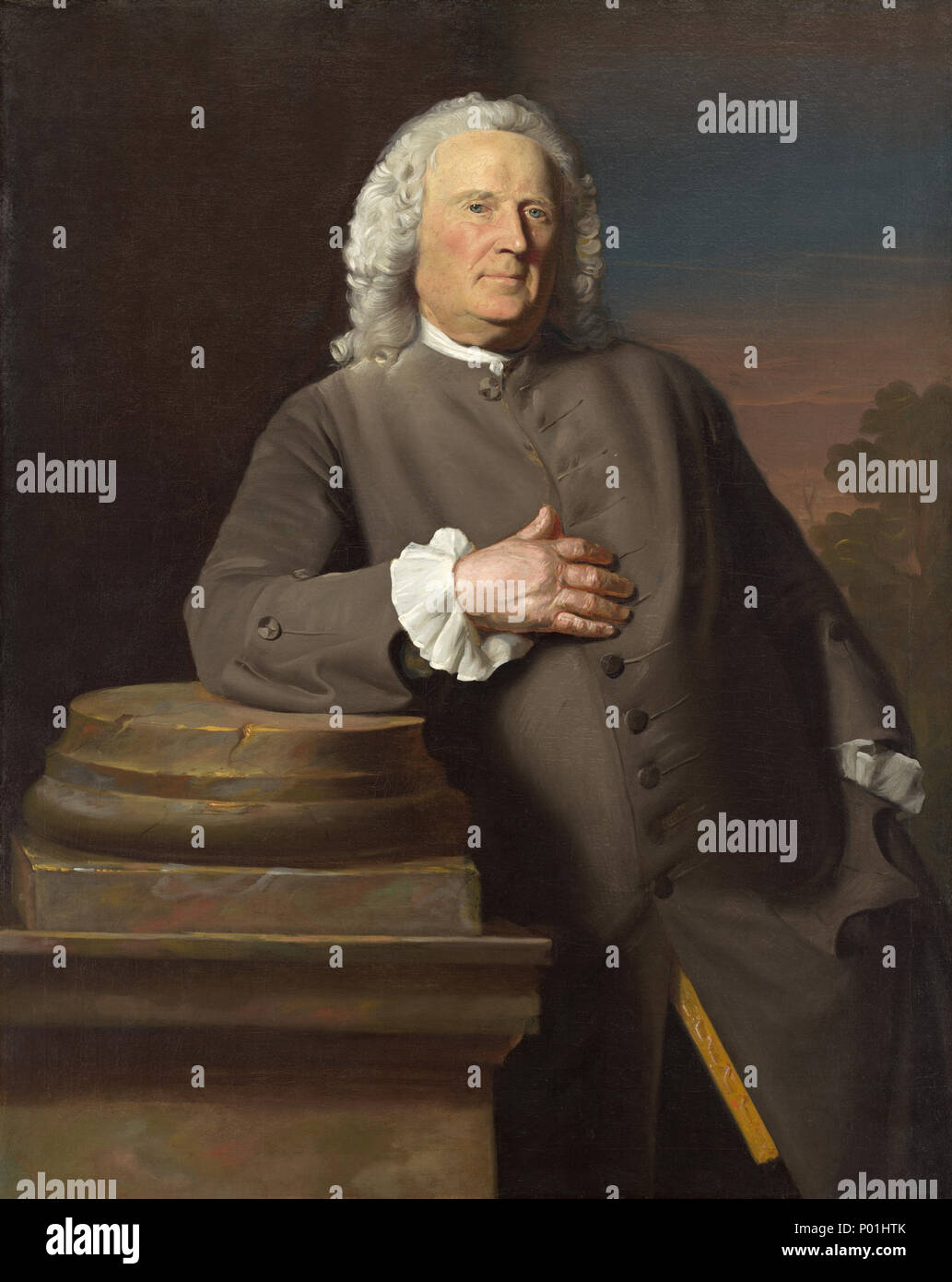 Peinture ; huile sur toile ; total : 126,6 x 101,7 cm (49 13/16 x 40 1/16 in.) Encadré : 144,8 x 118,1 cm (57 x 46 1/2 in.) ; 9 Pierre Caron A13818 Banque D'Images