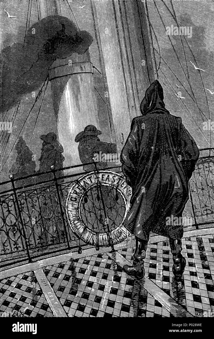 1 "une ville flottante" par Jules Férat 16 Banque D'Images