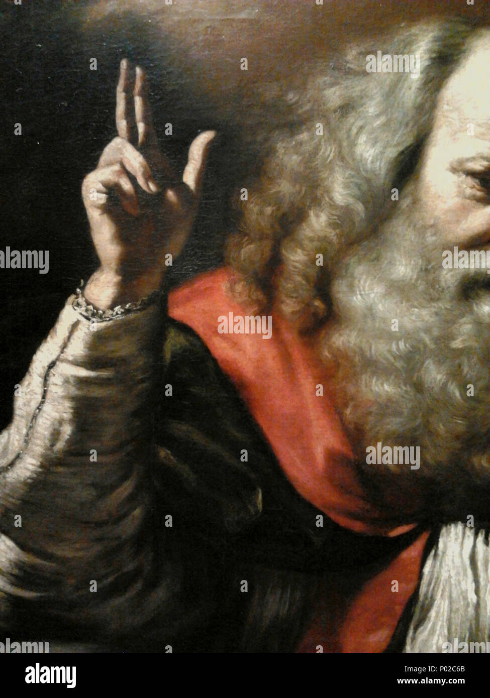 . Dieu le Père (détail). Entre 1635 et 1640 circa circa 16 Guercino Dieu le Père (détail) Banque D'Images