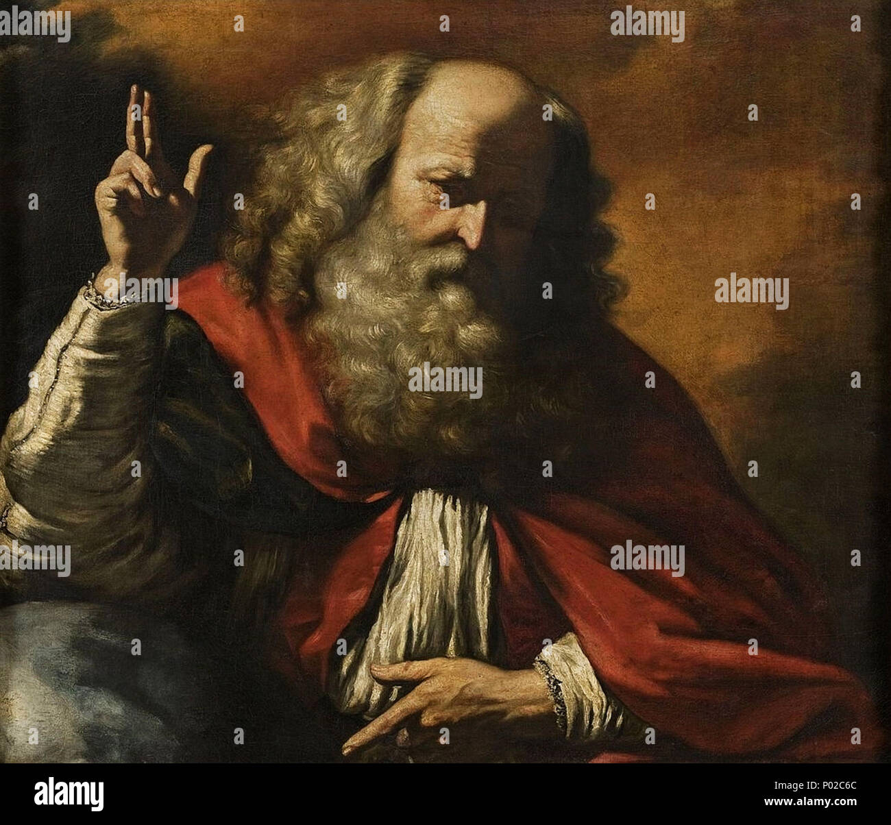 . Dieu le Père. Entre 1635 et 1640 circa circa 16 Guercino Dieu le Père Banque D'Images