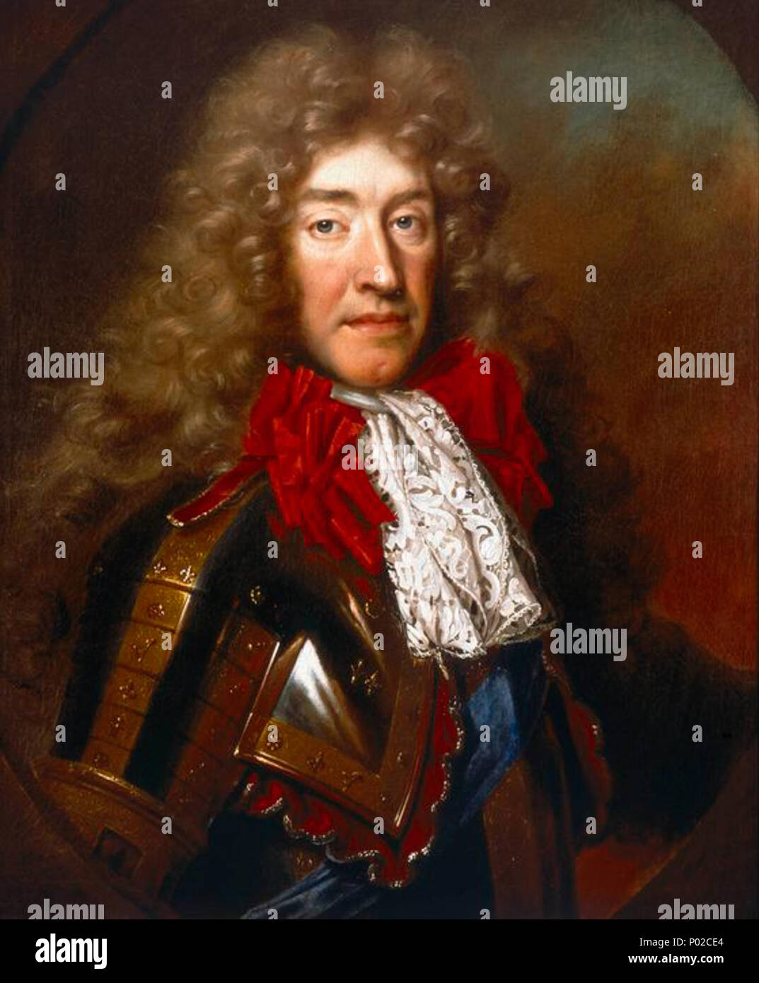 . Portrait de Jacques II d'Angleterre (1633-1701) circa 1686 James 17 . II 1633-1701 Banque D'Images