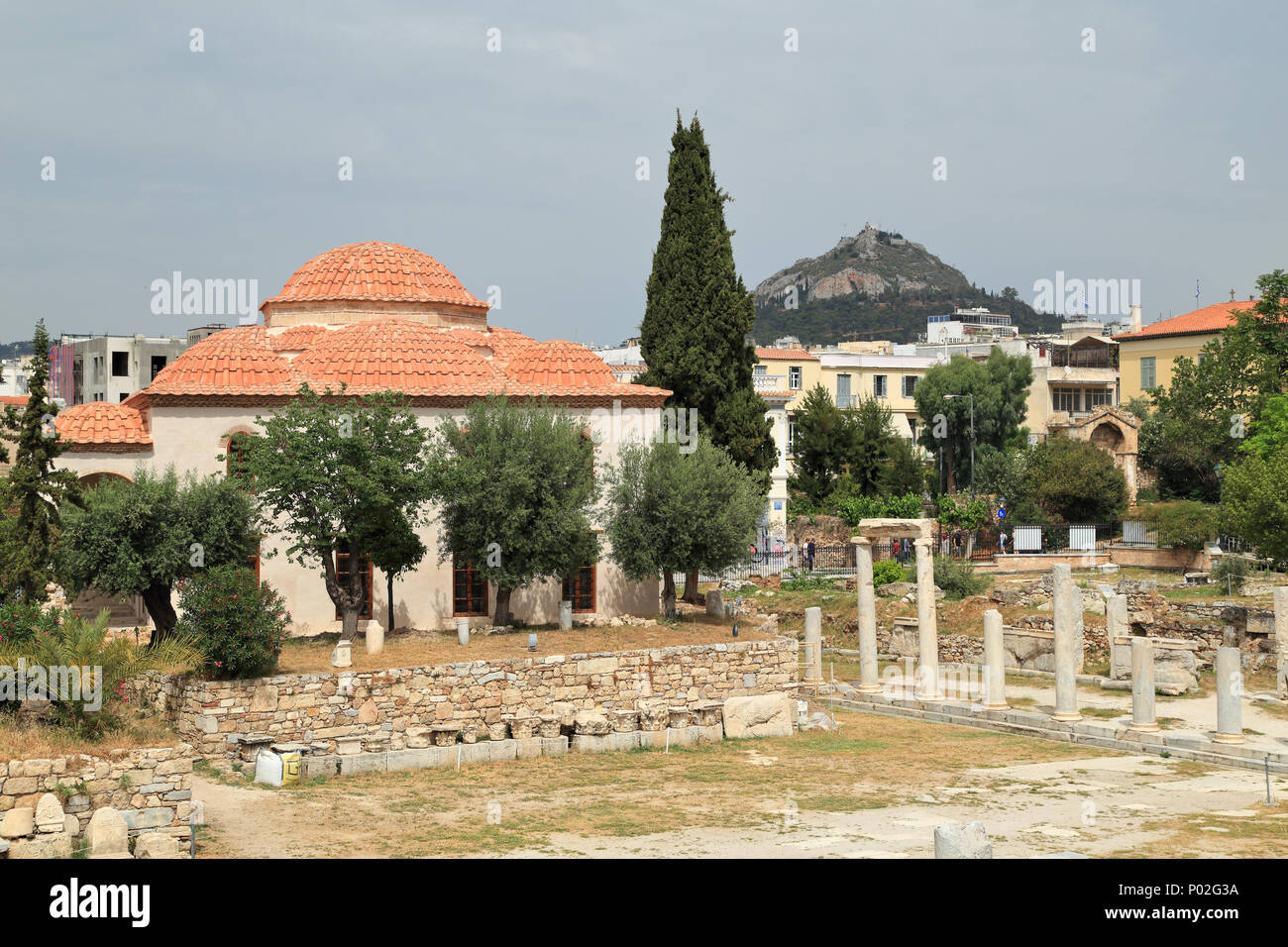 Mosquée de Fethiye Agora romaine au Musée Banque D'Images