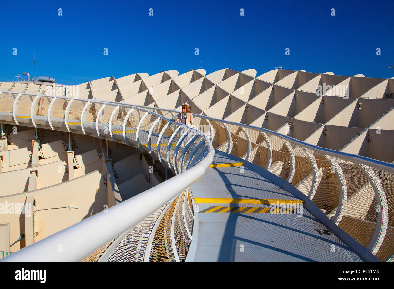 Séville, Espagne - novembre 19,2016 : Metropol Parasol est l'architecture moderne sur la Plaza de la Encarnacion.Il a été conçu par l'architecte allemand Jurg Banque D'Images