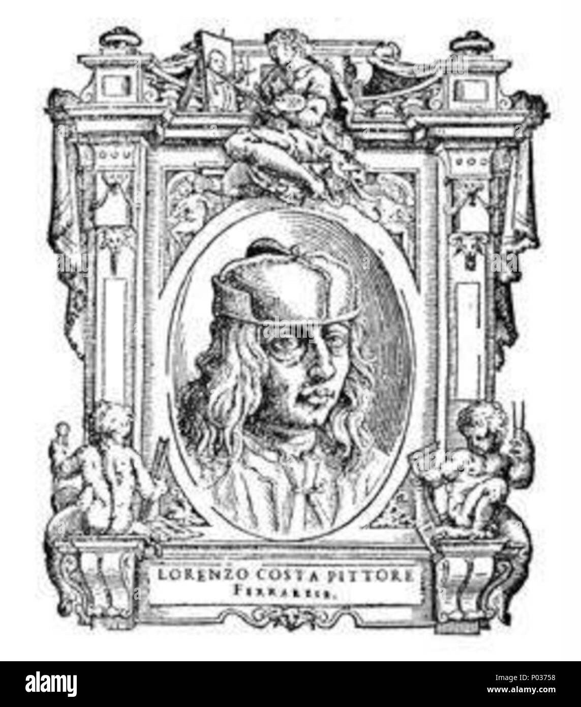 . Illustratio de 'Le' vite de Giorgio Vasari, édition de 1568. Pour l'artiste dépeint voir le fichier . 1568. Giorgio Vasari (1511-1578) Noms alternatifs Vasari Description peintre italien, architecte et historien Date de naissance/décès 30 Juillet 1511 27 juin 1578 Lieu de naissance/décès Arezzo Florence lieu de travail Florence, Rom, Arezzo contrôle d'autorité : Q128027 : VIAF ?46768219 ISNI : ?0000 0001 2130 9590 ULAN : ?500017608 RCAC : ?n79084160 NLA : ?35578126 14064 engravours inconnu WorldCat le vite, Lorenzo Costa Banque D'Images