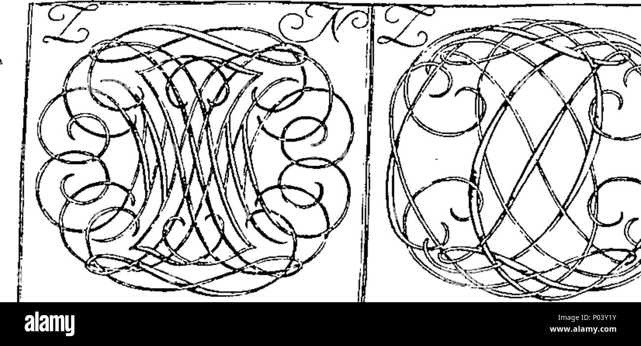 . Anglais : fleuron de livre : un alphabet complet de monogrammes inversée et inversée. Composé par James Pigot. 65 Un alphabet complet de monogrammes inversée et inversée. Composé par James Pigot. Fleuron T125566-56 Banque D'Images