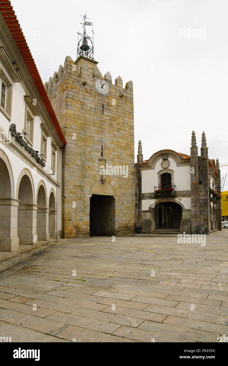 Ancien donjon de Caminha Banque D'Images