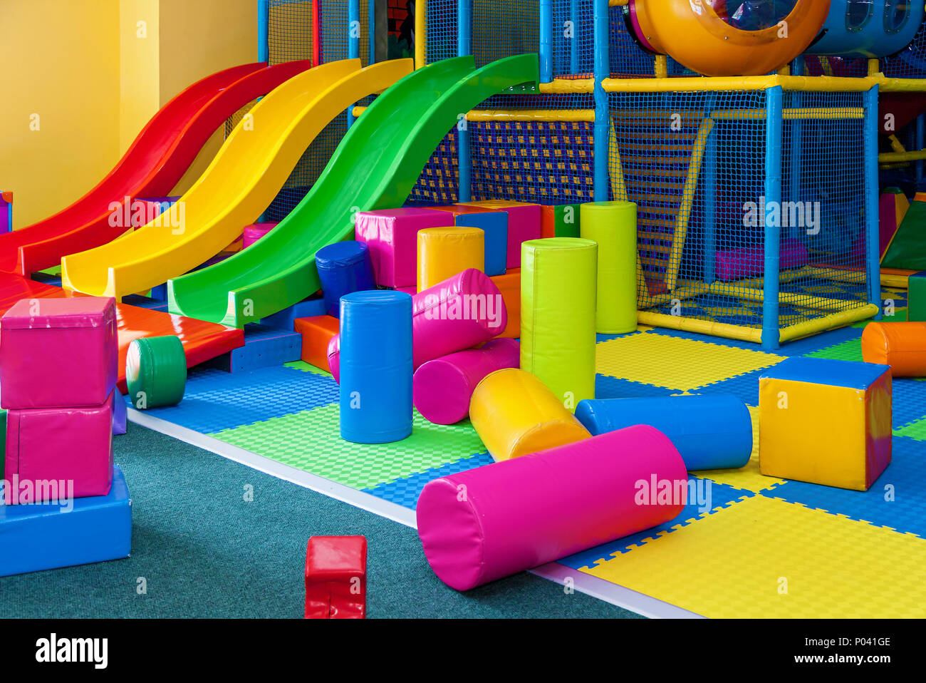 Intérieur d'une salle de jeux pour enfants.vide de jeux pour enfants Photo  Stock - Alamy