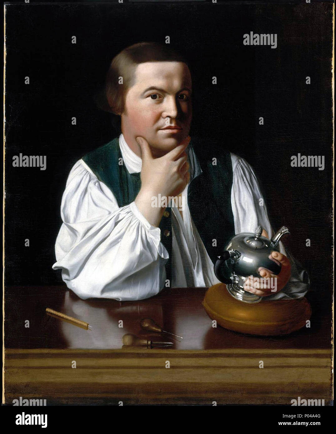 . Portrait de Paul Revere . 1768 18 J S Copley - Paul Revere Banque D'Images