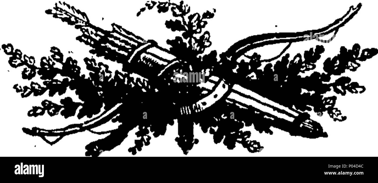 . Anglais : Fleuron du livre : une description des nouvelles, graves, héroïque, appelé Pantomime nécromantique courage et vertu, ou Oswald et Egbertha. Composé par James Williamson Lassells. Comme il est exécuté à Jones's Royal Circus. 86 Une description des nouvelles, graves, héroïque, appelé Pantomime nécromantique courage et vertu, ou Oswald et Egbertha Fleuron T164911-1 Banque D'Images