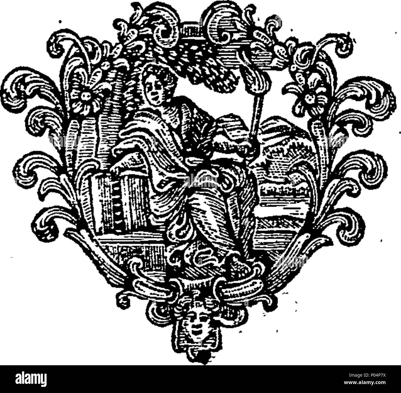 . Anglais : fleuron de livre : UN compleat et facile de la grammaire française, dans une méthode entièrement nouvelle, qui contient, tous les éléments du discours expliquer'd. La façon de conjuguer les verbes affirmative et interrogatively, sans et avec une négation. La formation des verbes réguliers, par laquelle il est clairement montré que, après la compréhension de la formation des verbes de la première conjugaison, on n'a qu'à tous les autres apprendre trois temps, et le participe présent passif. La manière de placer, les pronoms personnels, et les diverses significations de la relative Articles en et y (qui sont la plus grande complexité de t Banque D'Images