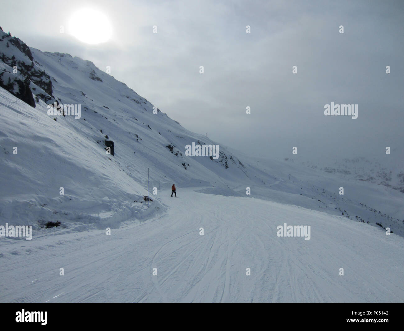 Les 3 Vallées, France Banque D'Images