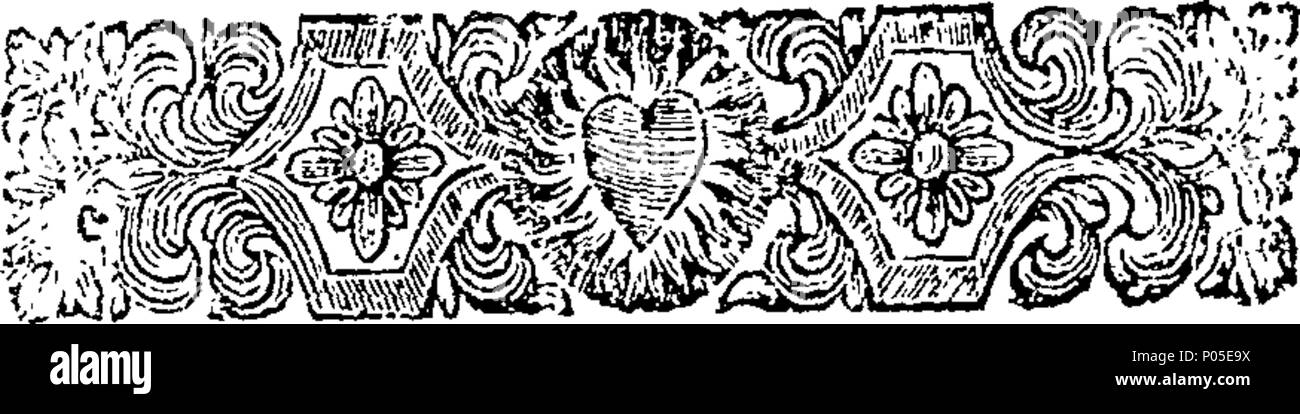 . Anglais : fleuron de livre : un exercice quotidien du fervent chrétien. Contenant plusieurs pratiques de piété en mouvement. pour vivre, holily et mourir heureux. Publier'd par T. V. moine de l'ordre de Saint Benoît. Ornent avait avec de belles plaques de cuivre. 78 Un exercice quotidien du fervent chrétien Fleuron N033302-3 Banque D'Images
