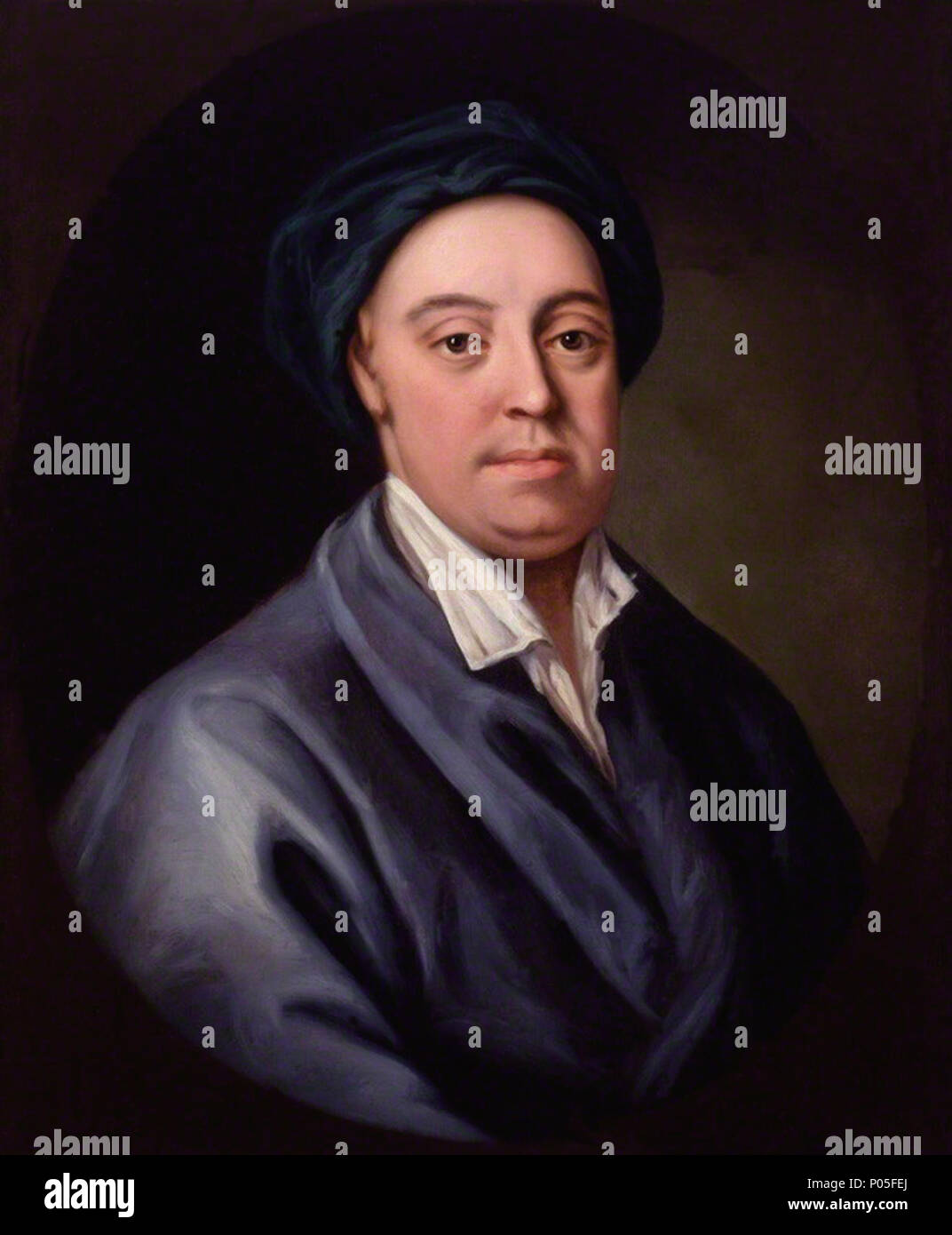 . Poète et dramaturge écossais James Thomson (1700-1748), auteur de l'ode la règle, Britannia ! D'après John Patoun, huile sur toile, ovale, feinte (vers 1746) 12 James Thomson (poète écossais) Banque D'Images