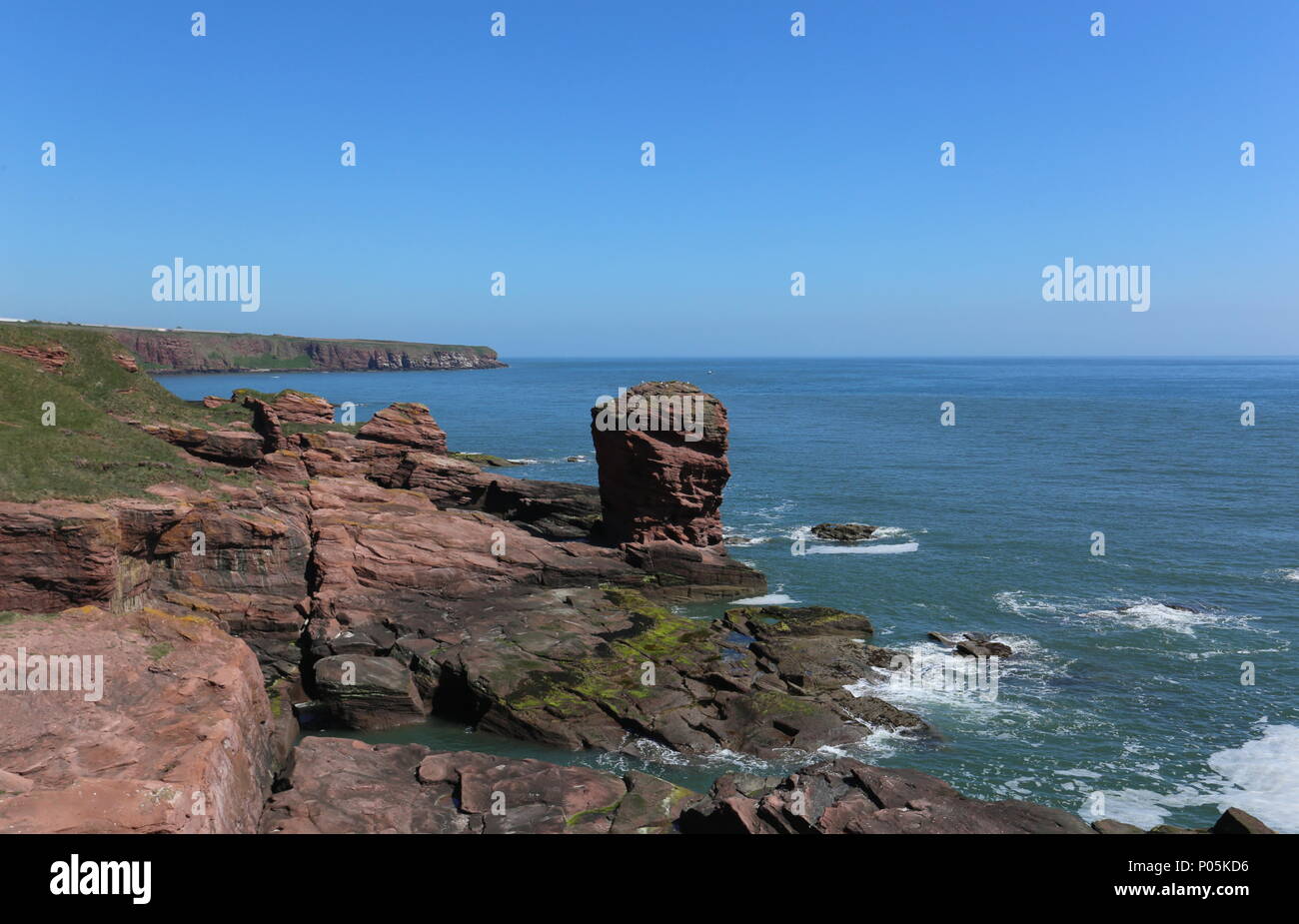 Deil's Heid pile mer Angus Scotland Juin 2018 Banque D'Images