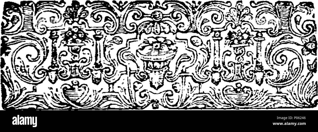 . Anglais : Fleuron du livre : une description de la première découverte de la ville d'Héraclée antient, près de Portici, palais d'un pays appartenant au Roi des Deux-Siciles. En deux parties. Partie I. contenant un compte de la fondation d'Héraclée, accompagnée d'une description de ce fatal éruption du Vésuve, par laquelle il a été détruit. La partie II. Contenant un curieux compte des découvertes qui ont été faites dans les années 1689 et 1711, et ceux d'une date ultérieure, ce qui donne une description complète du Grand Théâtre, des temples, des inscriptions, des statues, des colonnes, des lampes, des urnes, des bateaux de verre Banque D'Images