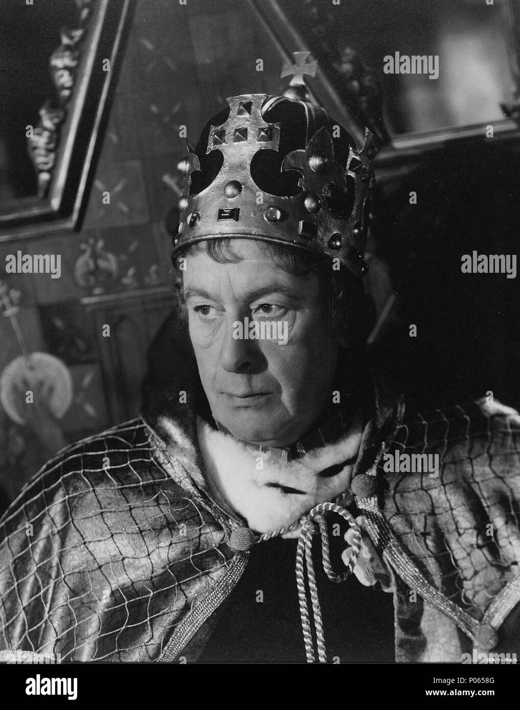 Titre original : RICHARD III. Titre en anglais : RICHARD III. Directeur de film : Laurence Olivier. Année : 1955. Stars : Heinrich IV. VON ENGLAND ; Cedric Hardwicke. Crédit : OLIVIER PRODS/FILMS/LONDRES BIG BEN FILMS / Album Banque D'Images
