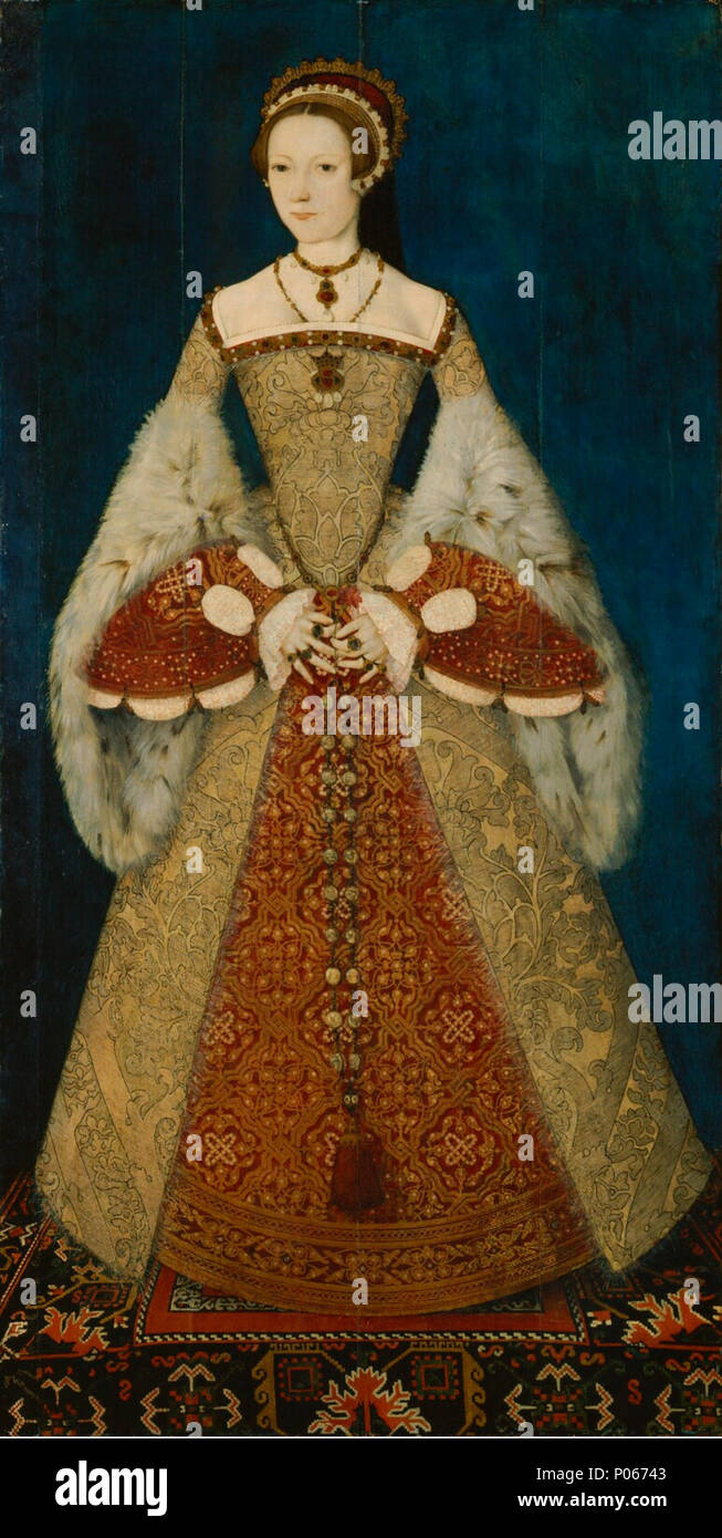 . Anglais : Catherine Parr, sixième et dernière femme d'Henry VIII d'Angleterre. On croyait autrefois Lady Jane Grey. attribuée au capitaine John, huile sur panneau, vers 1545 15 Catherine Parr Banque D'Images