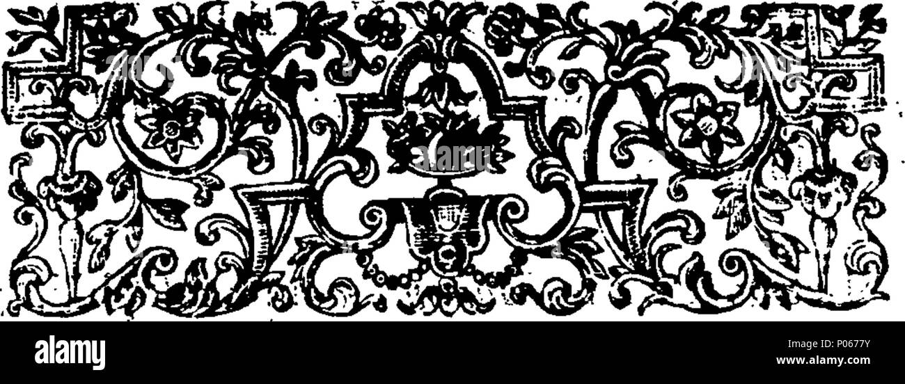 . Anglais : Fleuron du livre : une thèse sur les connaissances des anciens, d'astronomie et d'instruments d'optique ; sur les causes physiques de l'diurnes et les Motions annuel ; sur les distances des planètes à partir du Soleil, et de sa grandeur. Où est démontré, que la composition d'un projectile et force gravitante, ne peut pas rendre compte des mouvements des planètes ; et que leurs distances, et l'ampleur du soleil, ne peut pas être de beaucoup si grand comme généralement estimé. Par J. Rogers, M.D. 95 Un mémoire sur les connaissances des anciens Fleuron T101181-3 Banque D'Images