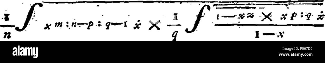 . Anglais : fleuron de livre : un mémoire sur la sommation des séries infinies convergeant avec les diviseurs. Présentant une méthode non seulement entièrement nouveau, mais beaucoup plus grand que tout autre qui a déjà paru sur le sujet. Traduit du latin d'heures Lorgna, professeur de mathématiques dans le Collège militaire de Vérone. Avec des Notes et observations. Pour ce qui est ajouté, une annexe, contenant toutes les formules utiles et plus élégantes qui ont été étudiés pour le résumé des différents ordres de série ; avec divers exemples pour chacun. Par H. Clarke. 95 d'un Banque D'Images