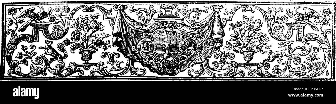 . Anglais : Fleuron du livre : une histoire ecclésiastique général de la Nativité de Notre Sauveur béni à la première mise en place du christianisme par les lois humaines, sous l'empereur Constantin le Grand. Contenant l'espace d'environ 313 ans. Avec une si grande partie de la communauté juive et l'histoire romaine que nécessaire et pratique pour illustrer le travail. Pour ce qui est ajouté, une grande table chronologique de tous les Romains et des affaires ecclésiastiques, inclus dans la même période de temps. Par Laurence Echard, A. M. Arch-Deacon de Stowe. 105 Une histoire ecclésiastique général à partir de la Nativité de Notre Sauveur béni t Banque D'Images