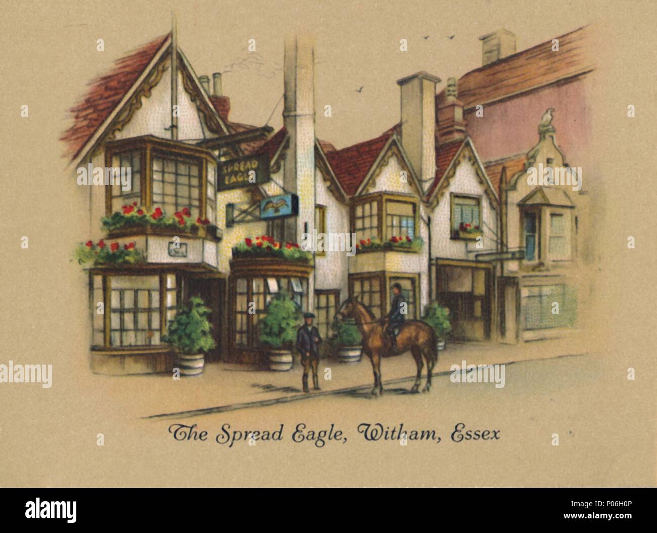 "Le Spread Eagle, Witham, Essex', 1939. Artiste : Inconnu. Banque D'Images
