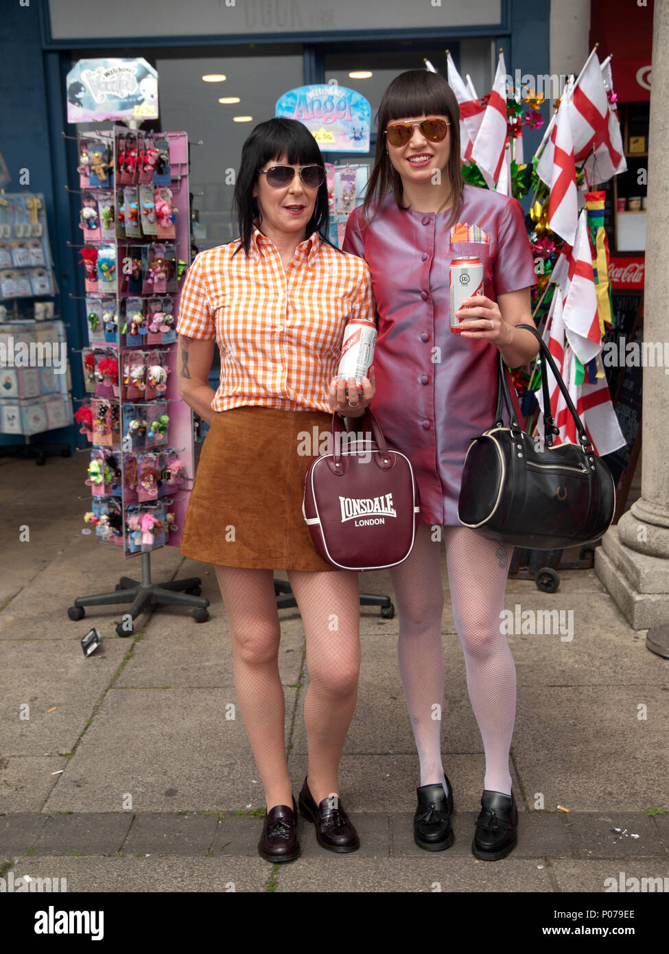 Les skinheads à Brighton Banque D'Images