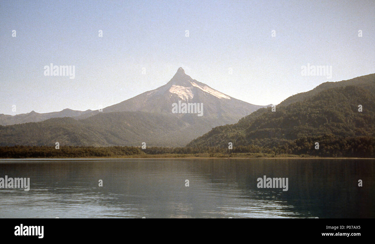 Vicente Peres Rosales, parc national Monte Tronador 3460m, au Chili 1997 Banque D'Images