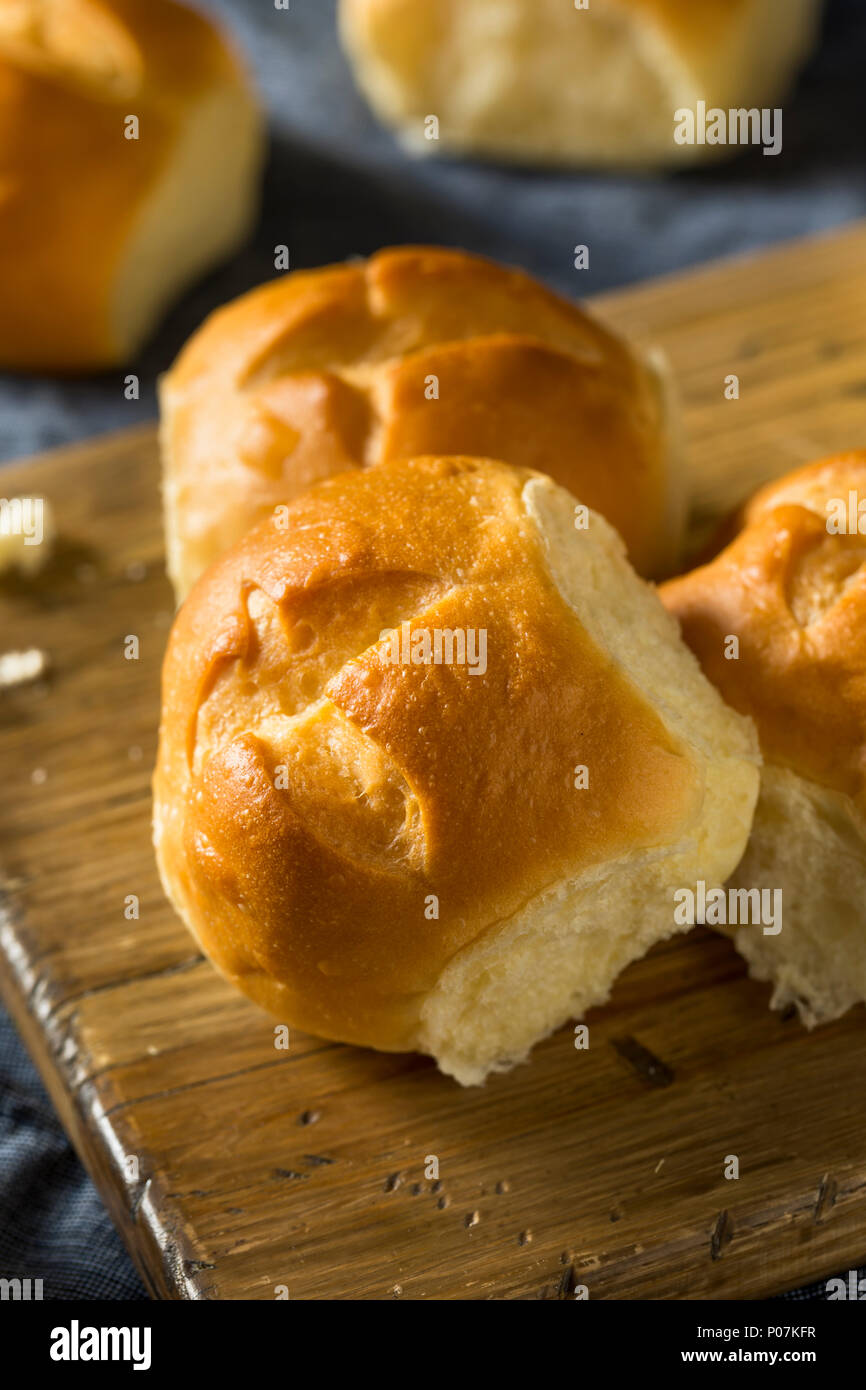 Petits pains faits maison doux prêt à manger Banque D'Images