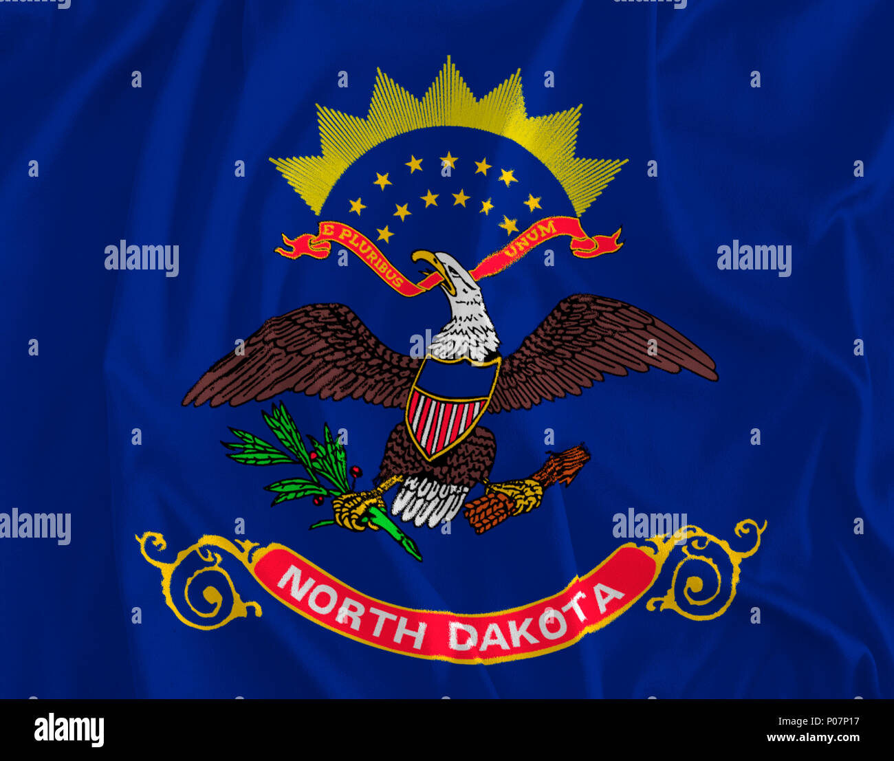 Pavillon du Dakota du Nord, l'arrière-plan Peace Garden State Banque D'Images