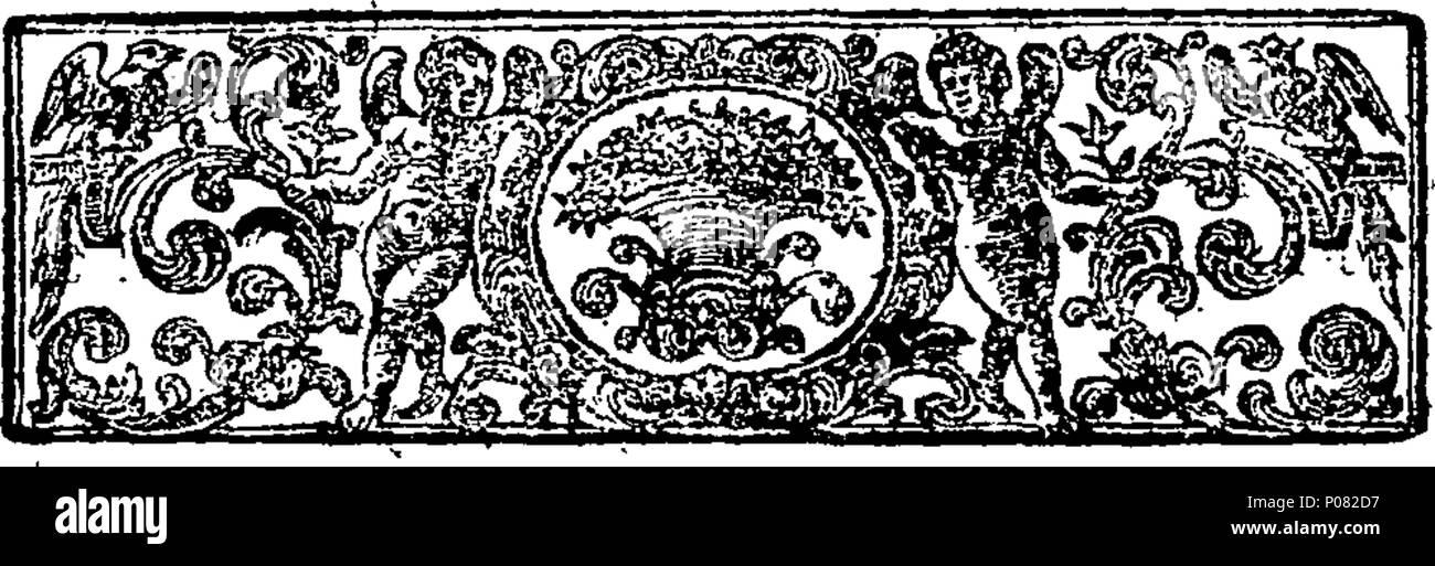 . Anglais : Fleuron du livre : Une lettre d'un profane dans le pays, pour, &c. Concernant la loi du Parlement, de traduire en justice les assassins du capitaine John Porteous. 119 Une lettre d'un profane dans le pays, pour, etc Fleuron T154613-4 Banque D'Images