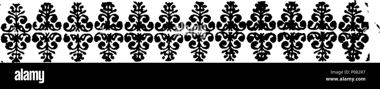 . Anglais : Fleuron du livre : Une lettre d'un voyageur anglais à son ami à Londres, concernant les différences entre les tribunaux de la Prusse et Hanovre. Qui sont à l'annexe, des copies des originaux des lettres qui ont pass'd entre les ministres de l'Etat de Sa Majesté Britannick, et le roi de Prusse, à ce sujet. Traduit de l'anglais. 119 Une lettre d'un voyageur anglais à son ami à Londres, concernant les différences entre les tribunaux de la Prusse et Hanovre Fleuron T037855-7 Banque D'Images